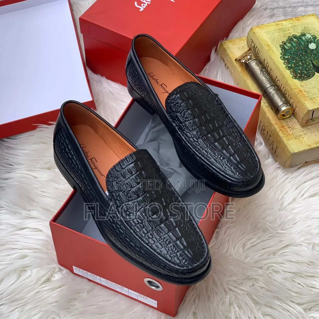 Premium Salvatore Ferragamo Real Leather Shoes