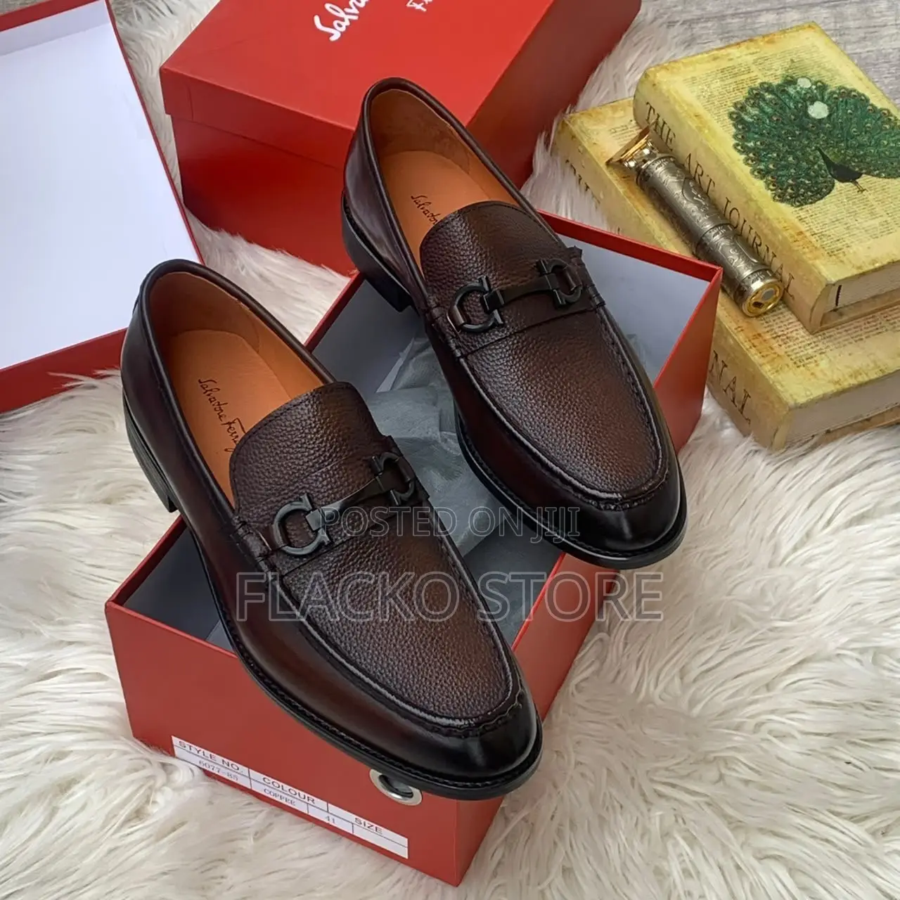 Premium Salvatore Ferragamo Real Leather Shoes