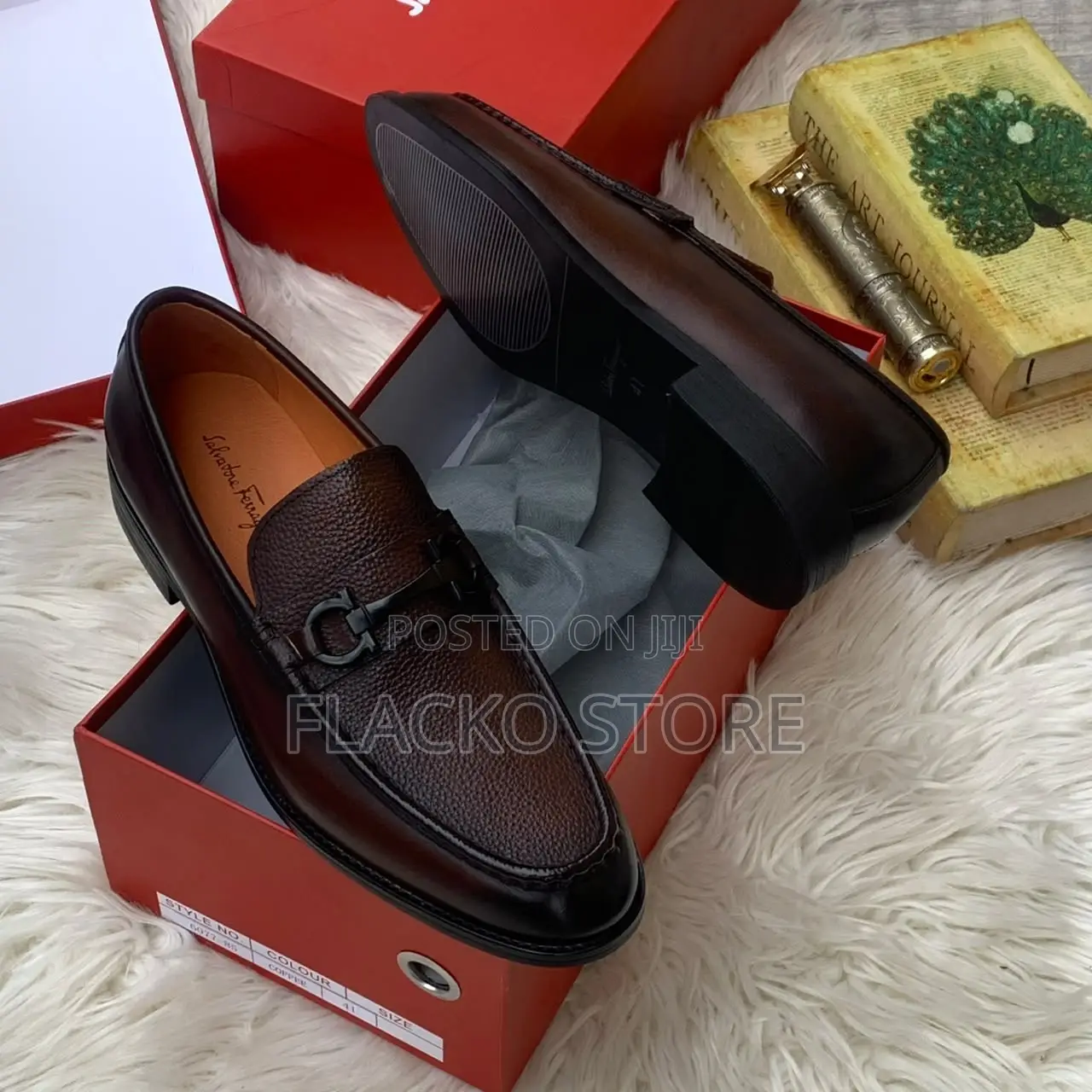 Premium Salvatore Ferragamo Real Leather Shoes