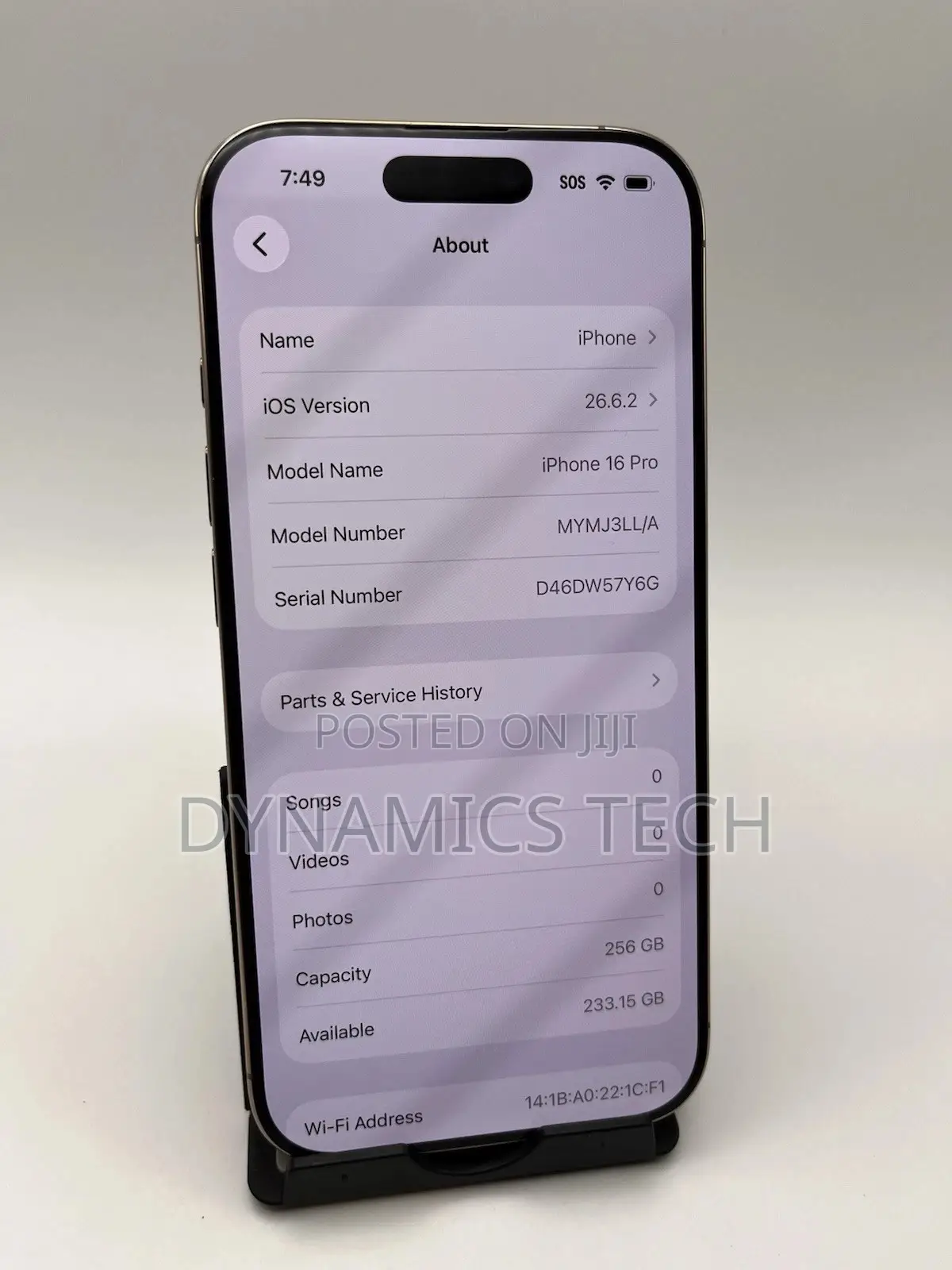 Apple iPhone 16 Pro 256 GB Yellow
