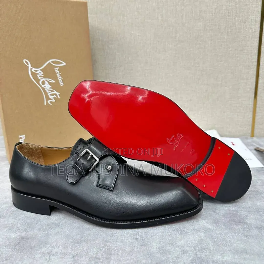 High Quality Men's Buckle Closure Flat Shoes