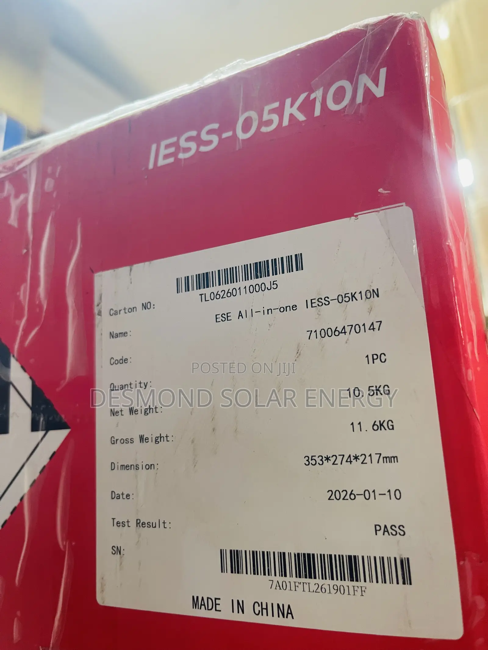 500w Itel Energy Power Tank Is Very Much Available Now