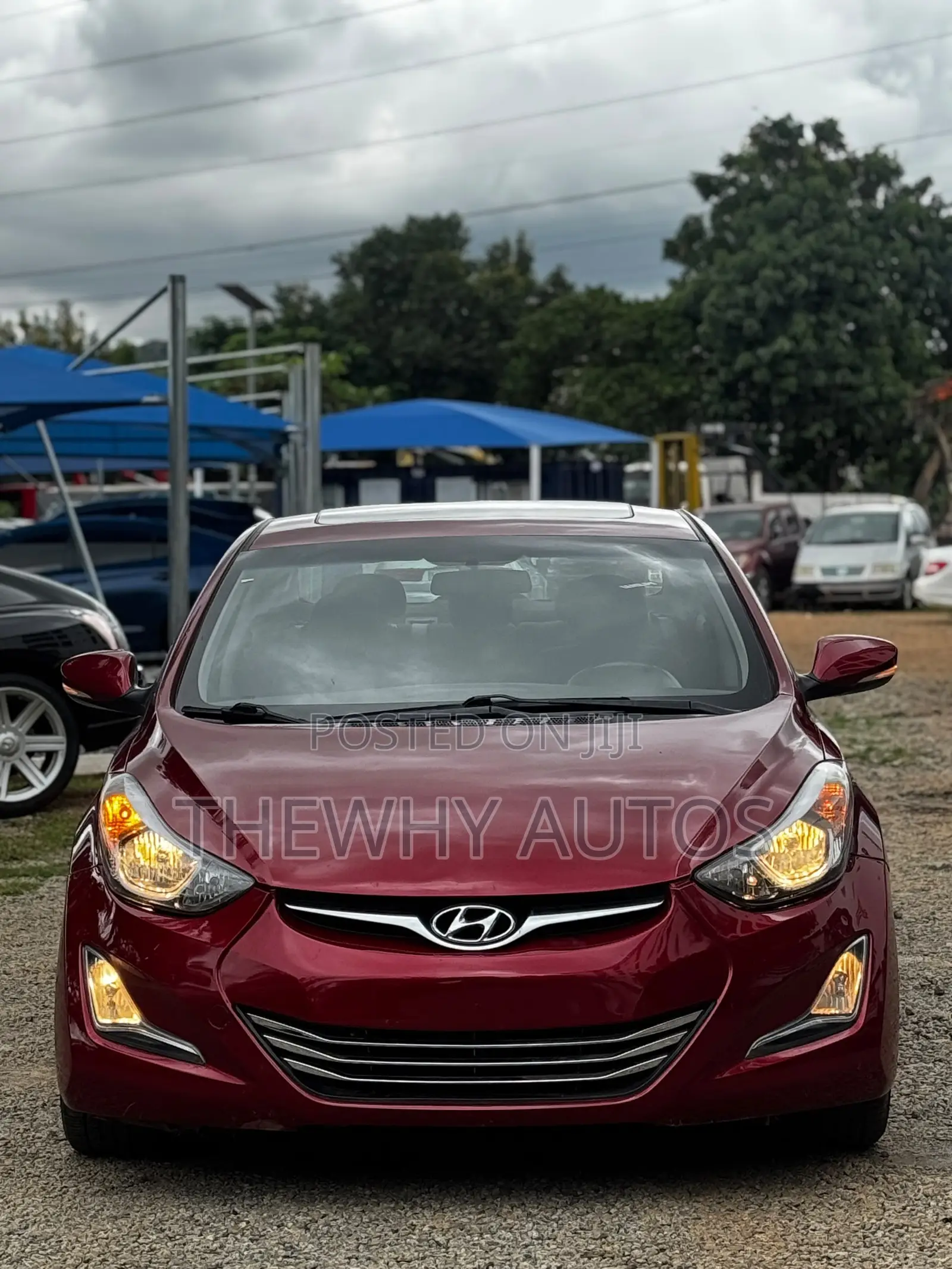 Hyundai Elantra Limited 4dr Sedan (1.8L 4cyl 6A) 2015 Burgundy