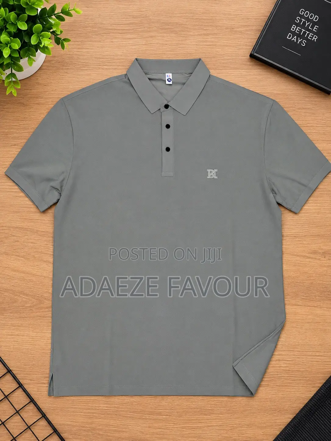Men’s Black Short-Sleeve Polo Shirt – Casual Classic Fit And
