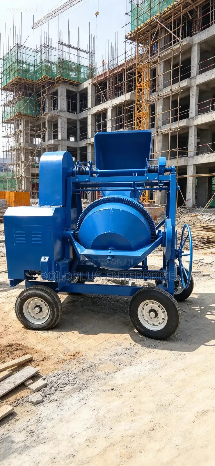 650L Concrete Mixer With Hoist