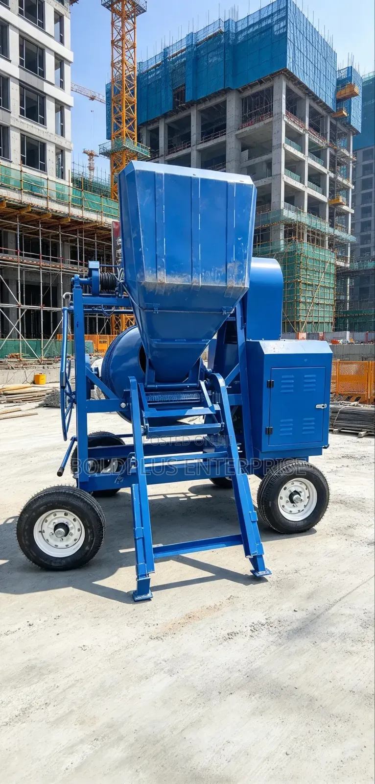 650L Concrete Mixer With Hoist