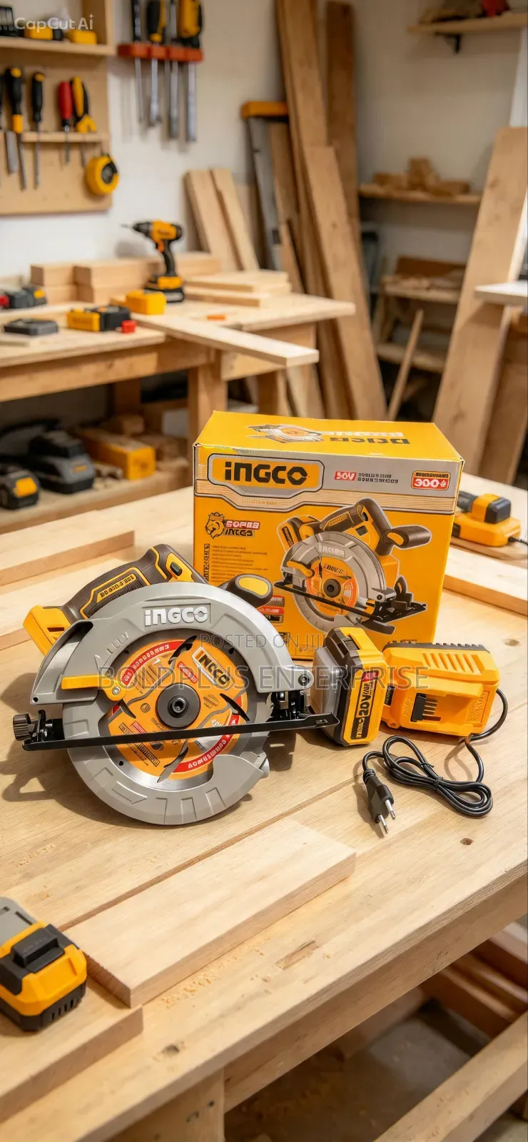 7 Inches Ingco Cordless Circular Saw Machine