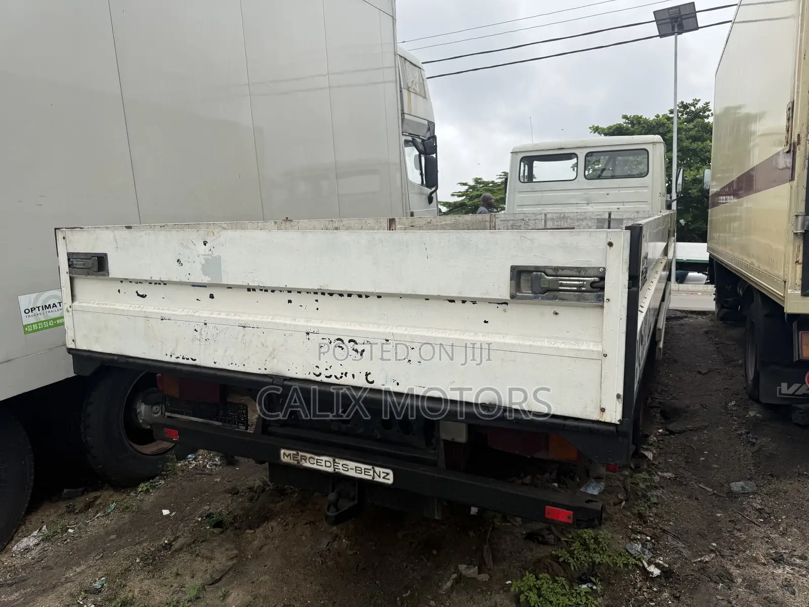Foreign Used Mercedes Benz 814 Truck With Open Body