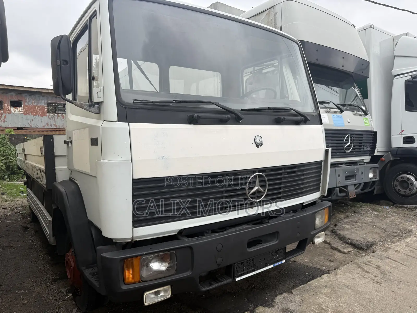 Foreign Used Mercedes Benz 814 Truck With Open Body