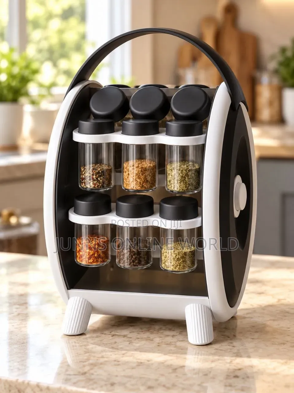 18 Jar Rotating Spice Rack