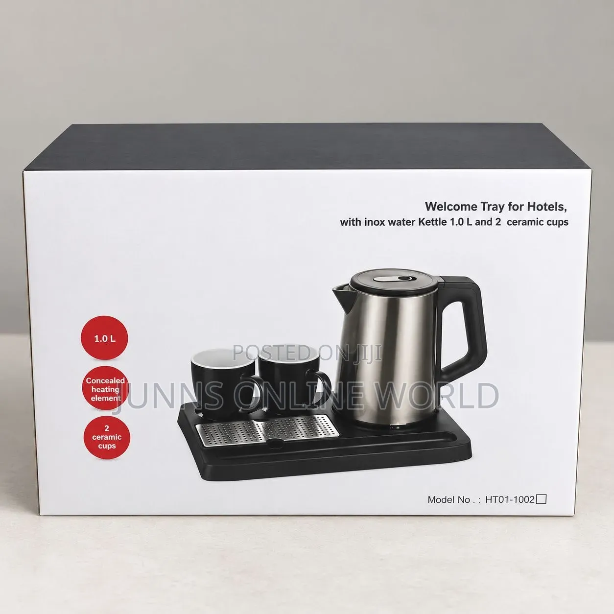 4in1 Hotel Kettle Tray Set