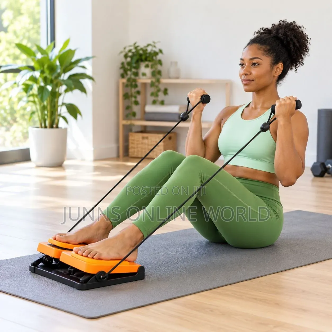 Stretching Board/Compact Multifunction Fitness Resistance Band Set