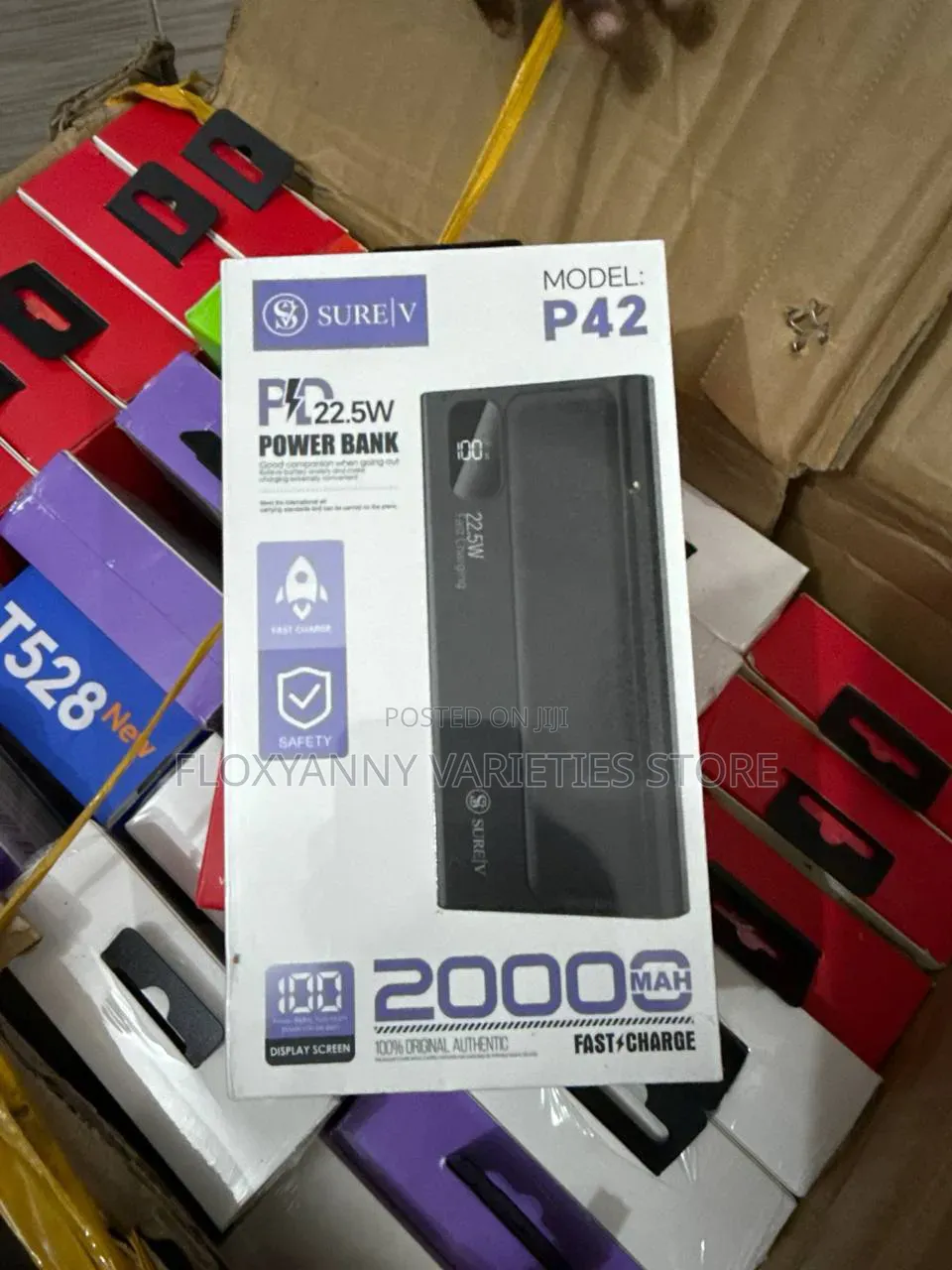 Surev 20000mah 
Super Fast Charging Powerbank