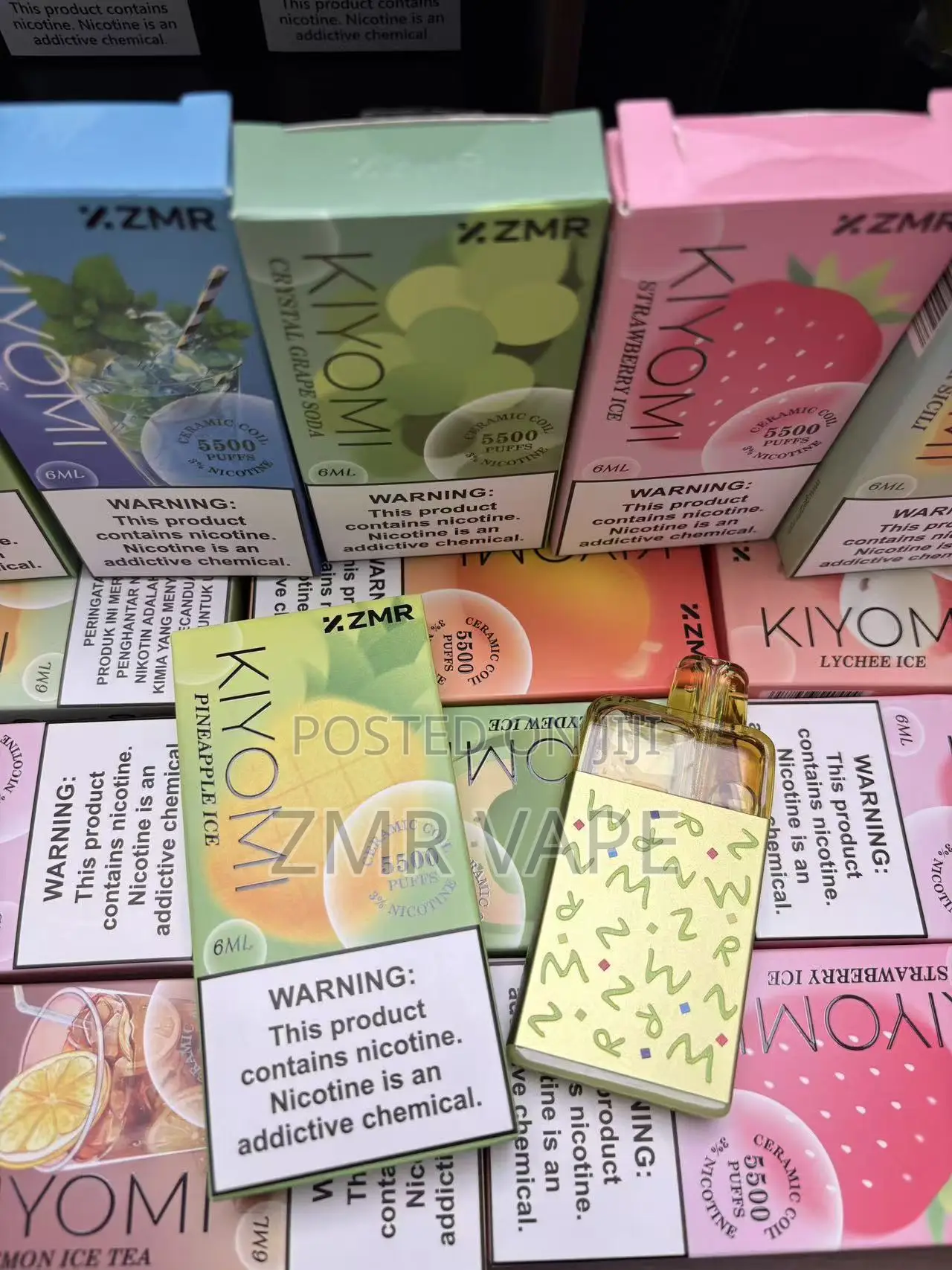 ZMR KIYOMI Pineapple Ice Summer Sicily Rechargeable Vape