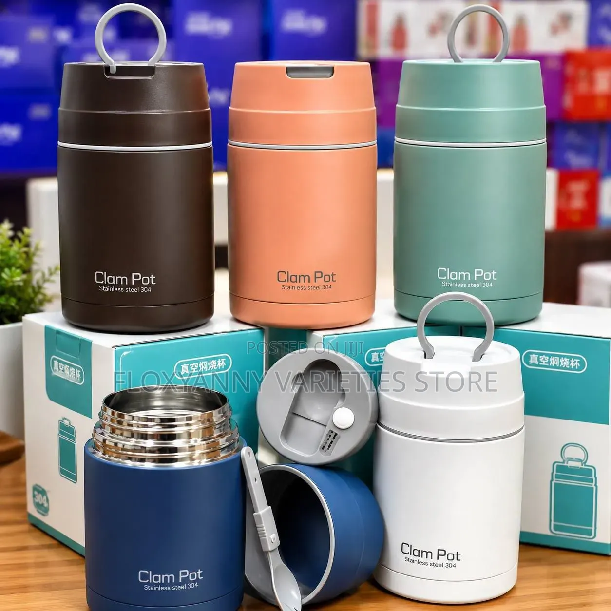 Original Clam Pot Food Flask