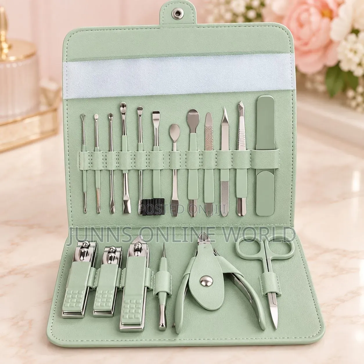 Pedicure Manicure Set in Compact Case