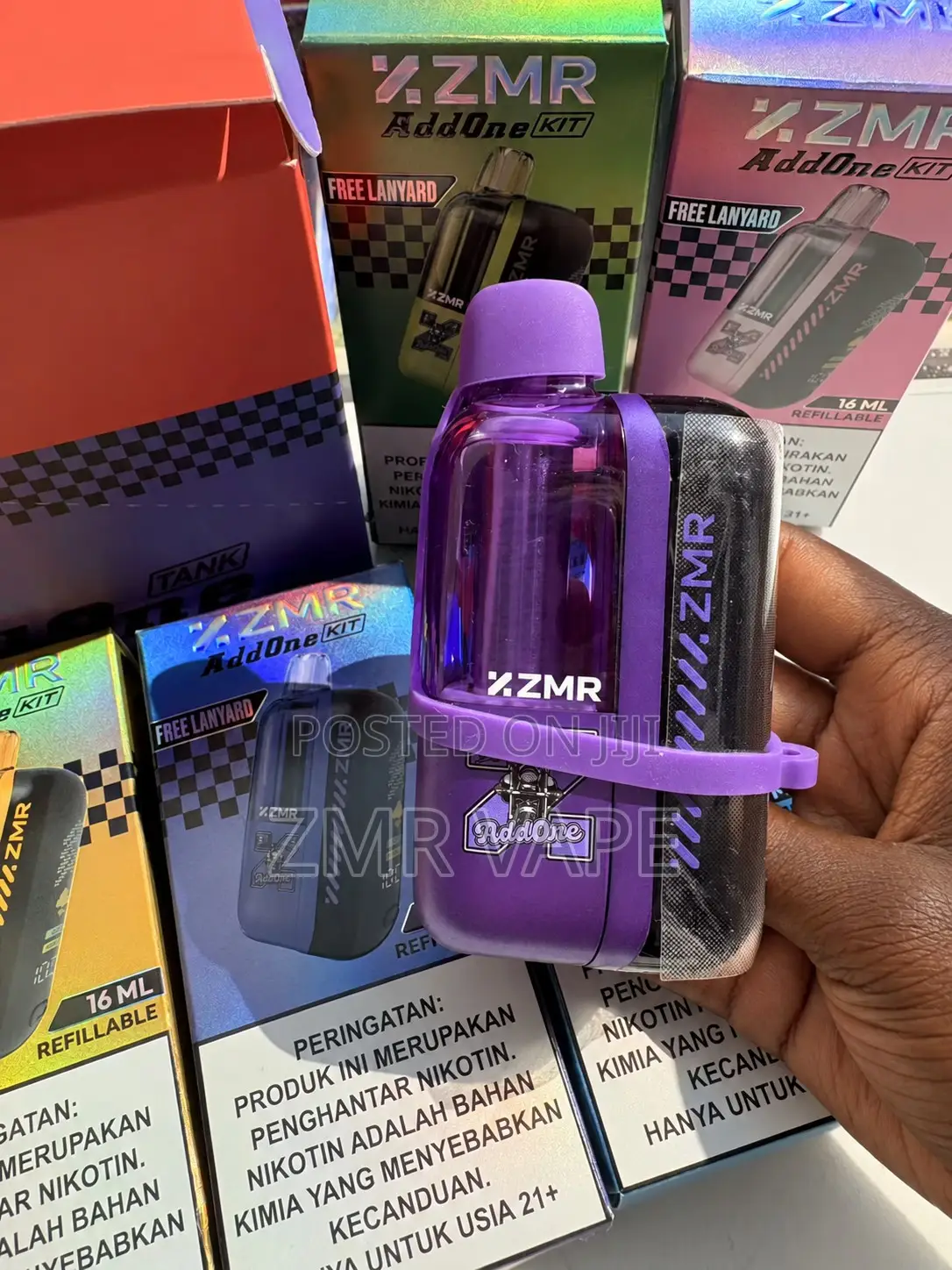ZMR ADDONE Purple Refillable Device – ECO POWER Modes