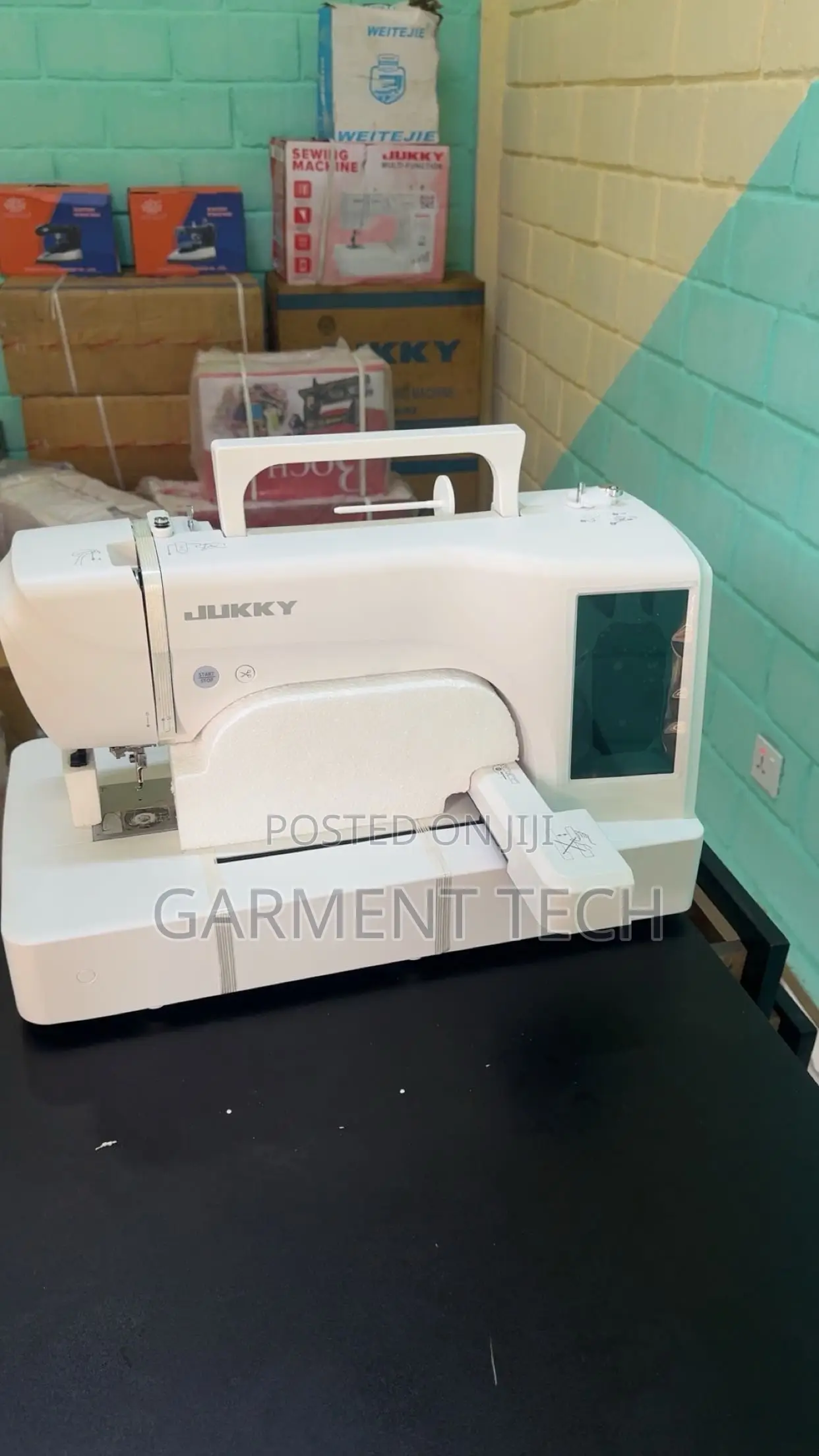JUKKY Table Top Monogram Embroidery Machine ES6