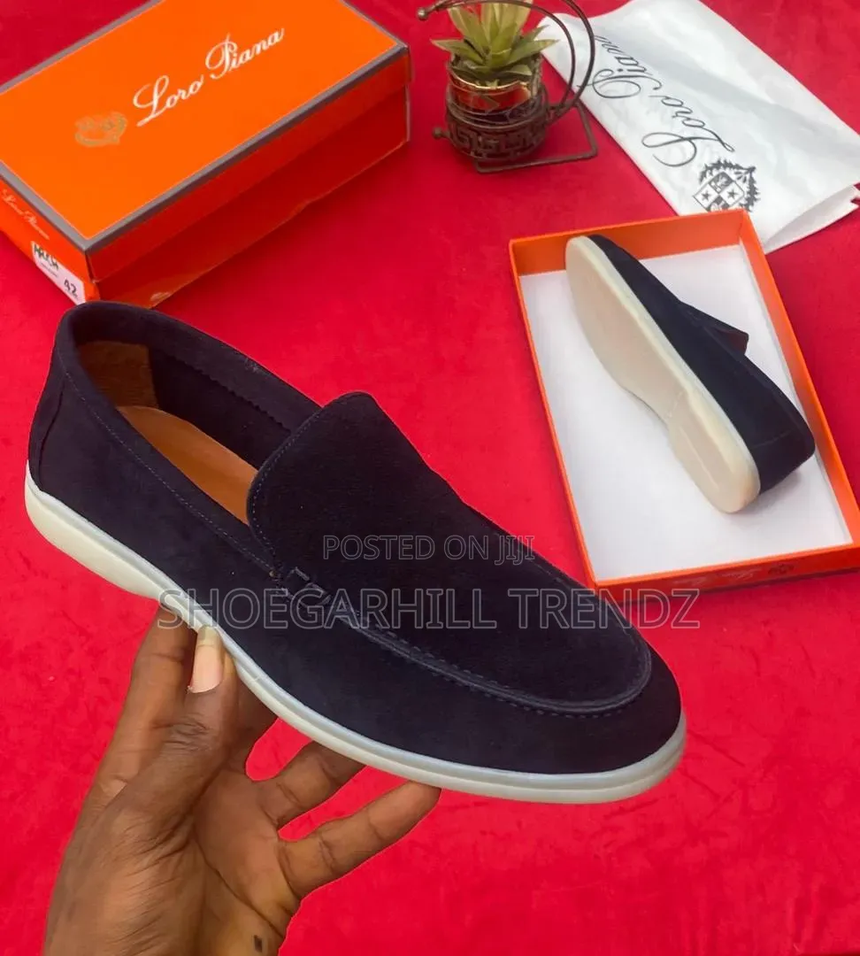 Quality Men Shoes Loro Piana Suede Loafers | Minimalist Soft Leather
