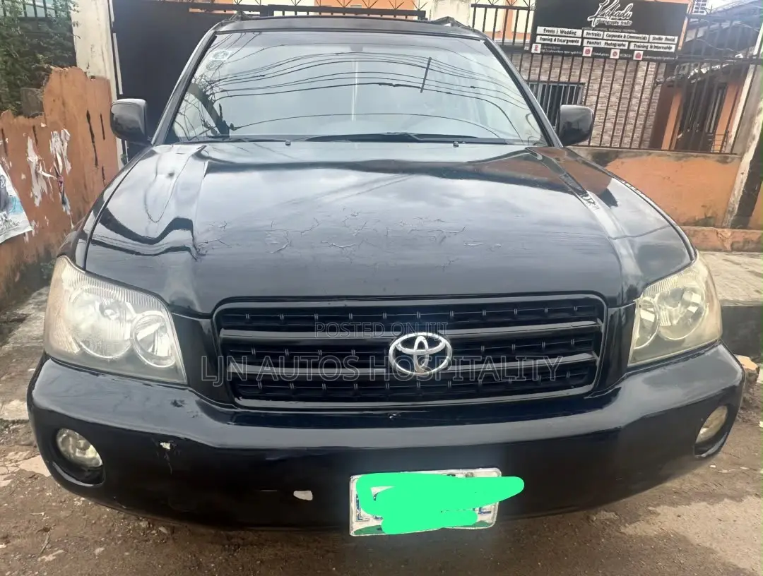 Toyota Highlander Limited V6 AWD 2003 Black
