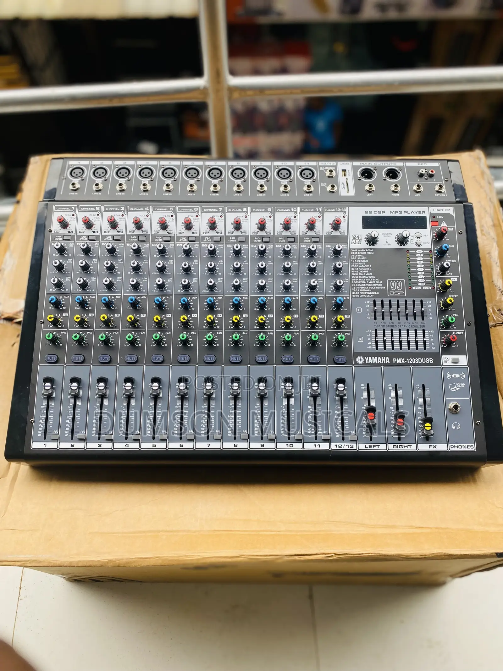 Yamaha 12 Channels Powered Mixer Pmx12