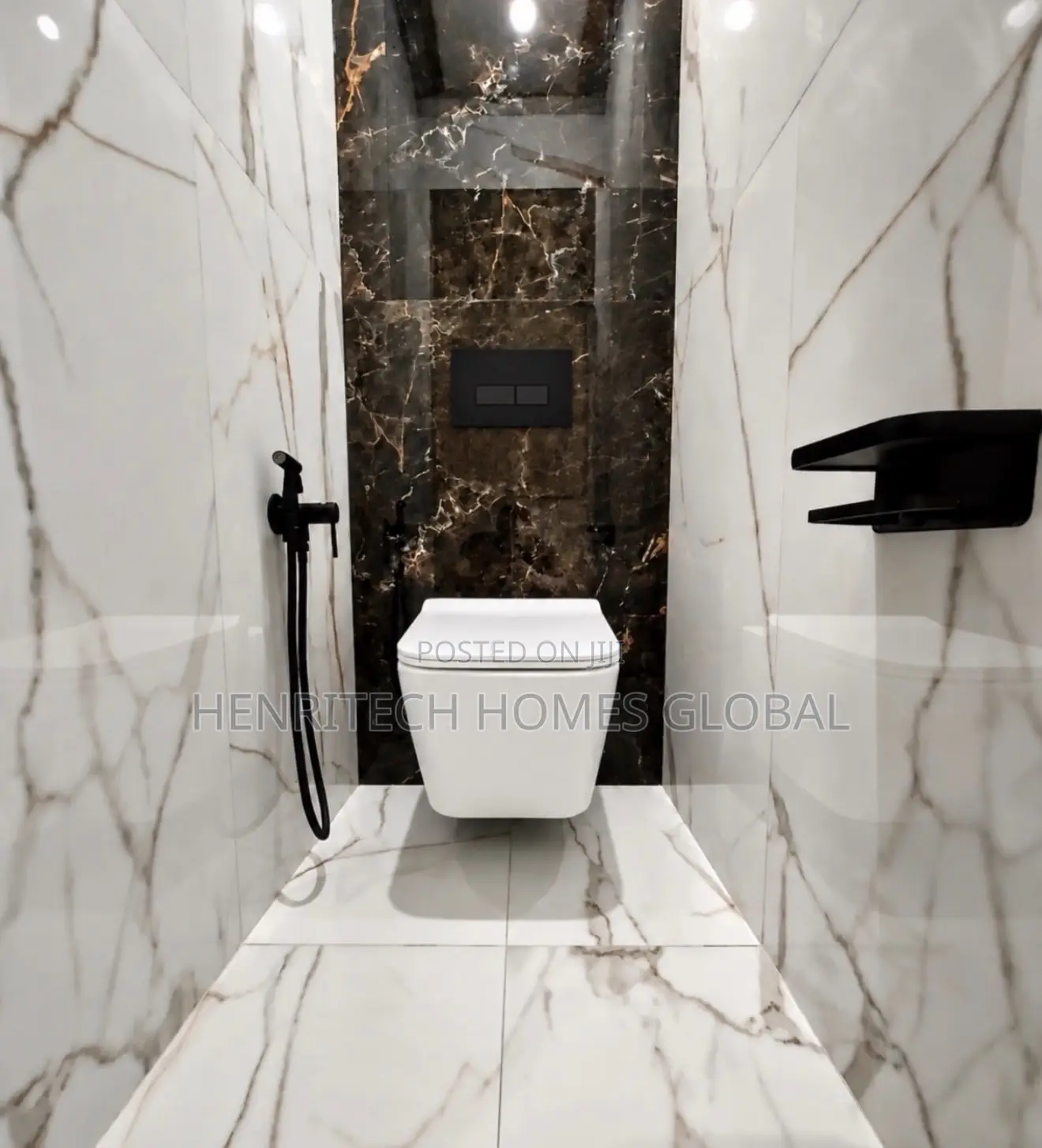 Wall Hung WHITE CONCEAL WATER CLOSEt Premium (Quality Dm Us )