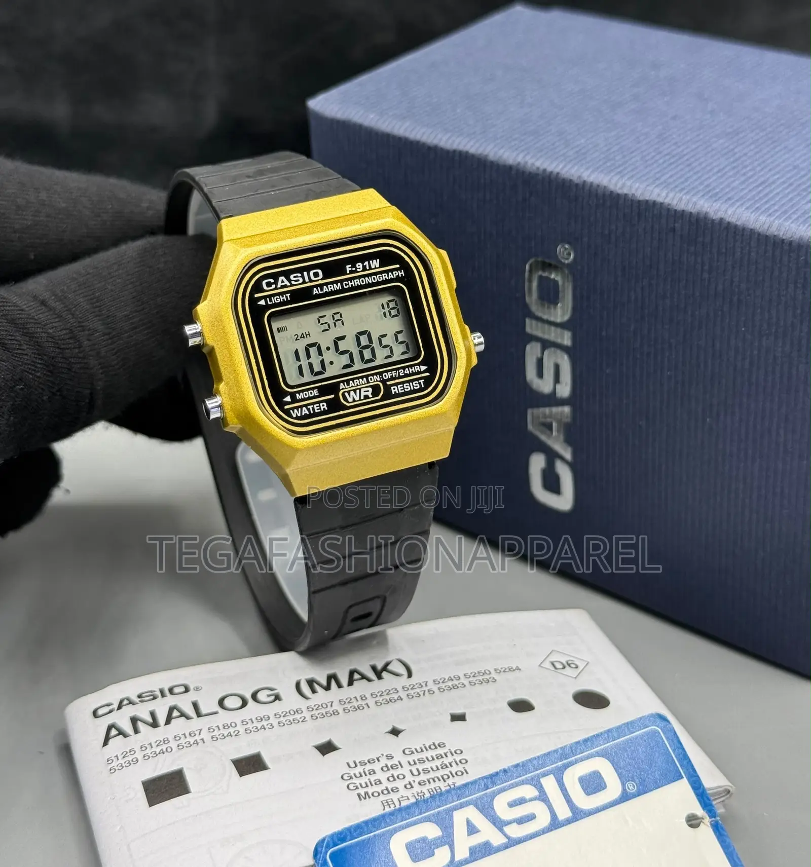 Casio - F91W Digital Rubber Watch