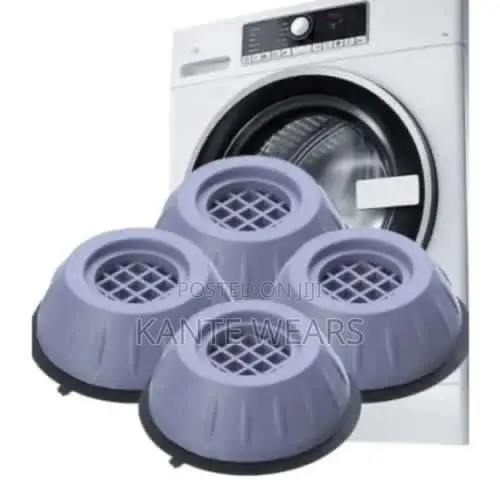 Anti-Vibration Washing Machine AndFridgeStand Pad With Suction - 4 PCS