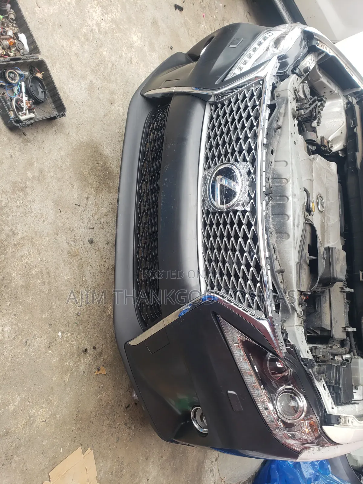 Complete Front Bumper and Full Light Lexus Rx350 2015 Model