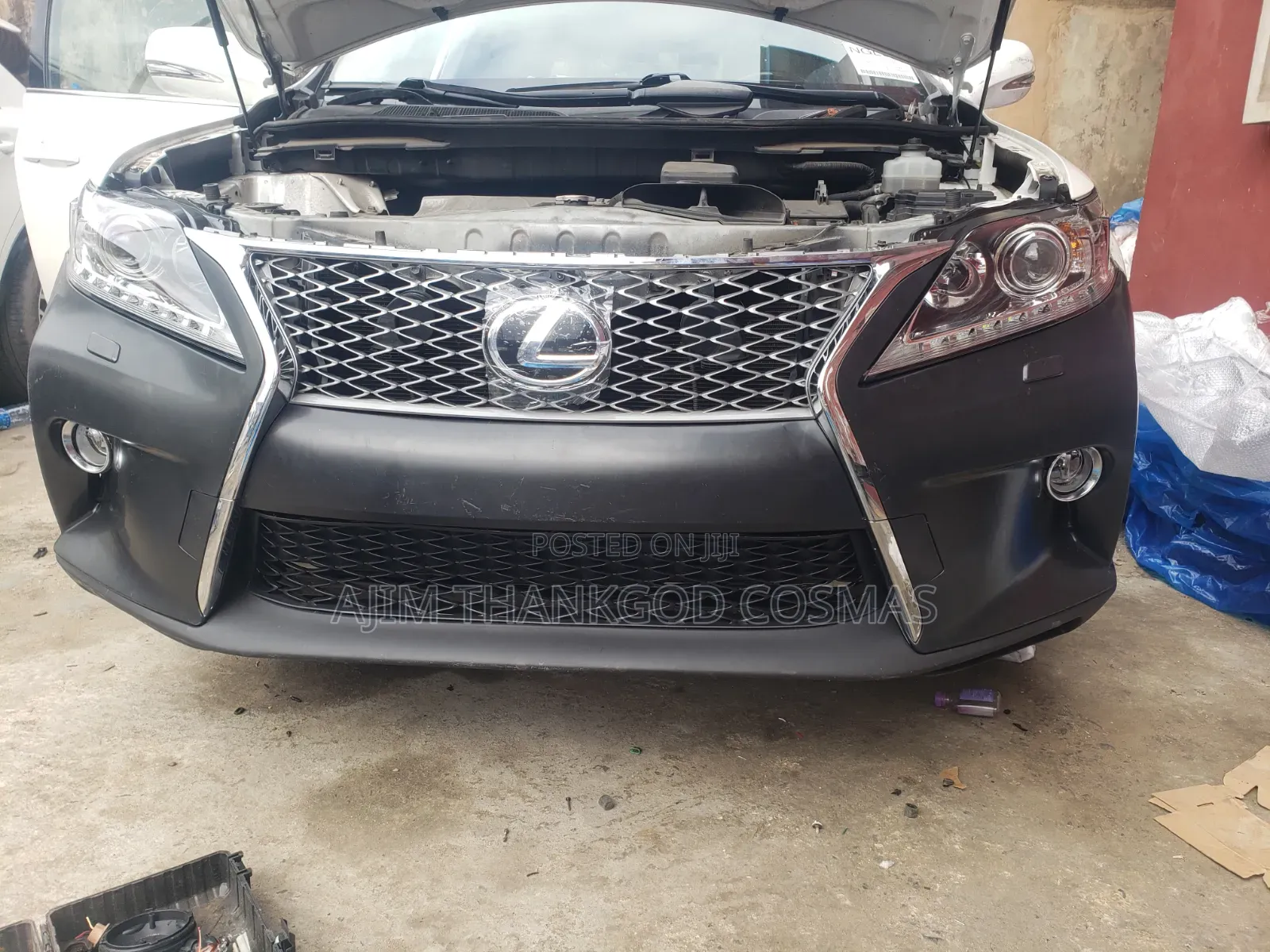Complete Front Bumper and Full Light Lexus Rx350 2015 Model