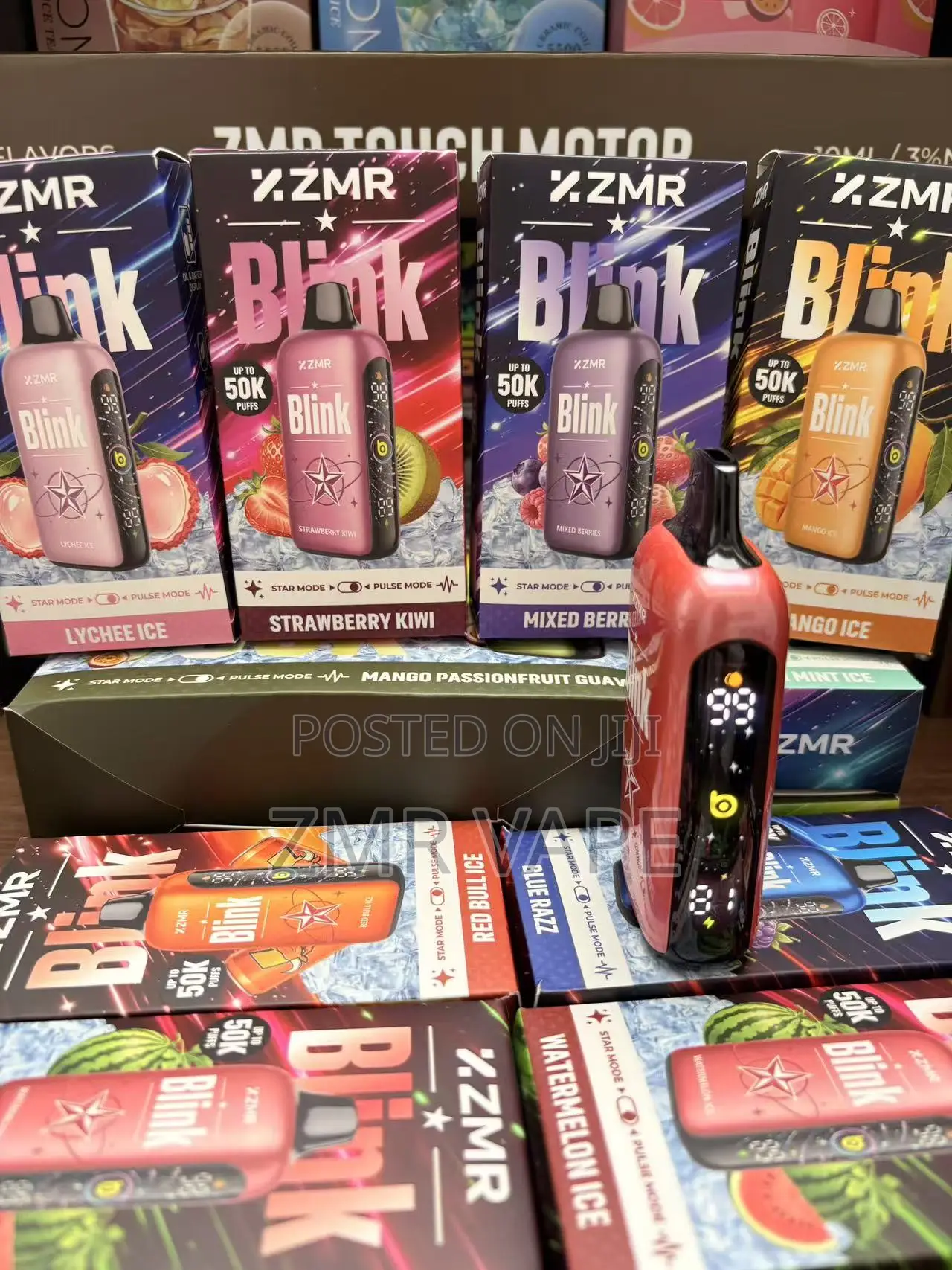 ZMR BLINK Watermelon Ice 50K Disposable Vape – Dual Power