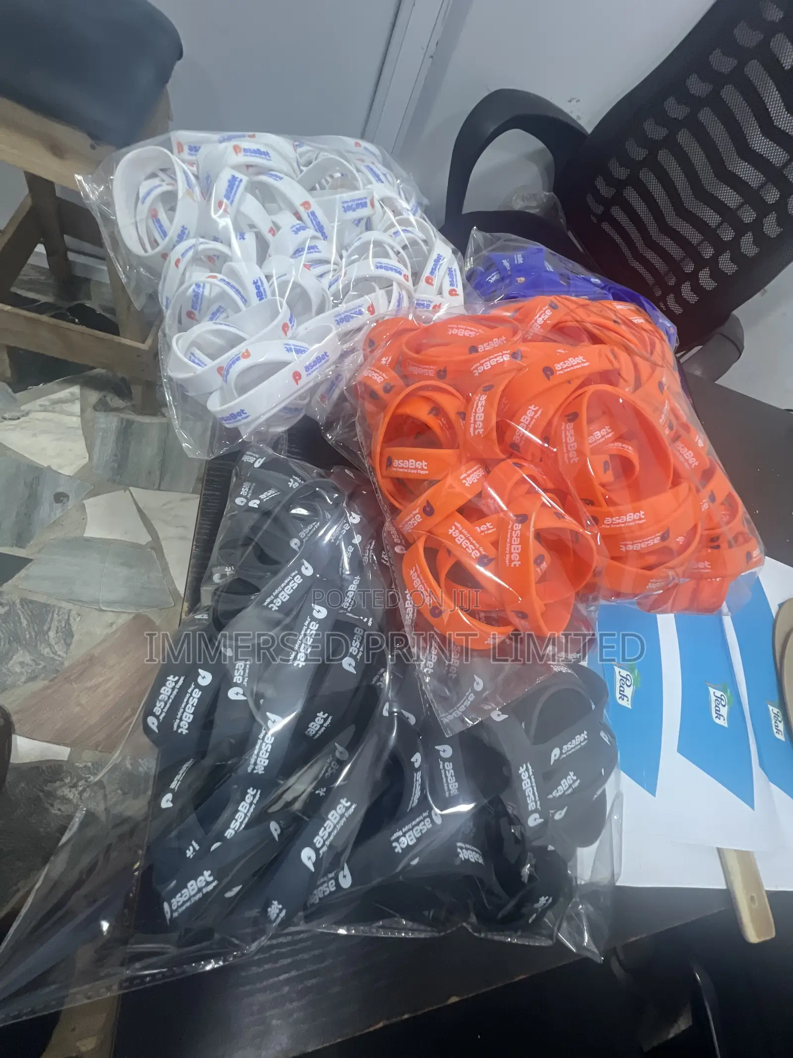 Locally Branded Silicone Wristbands