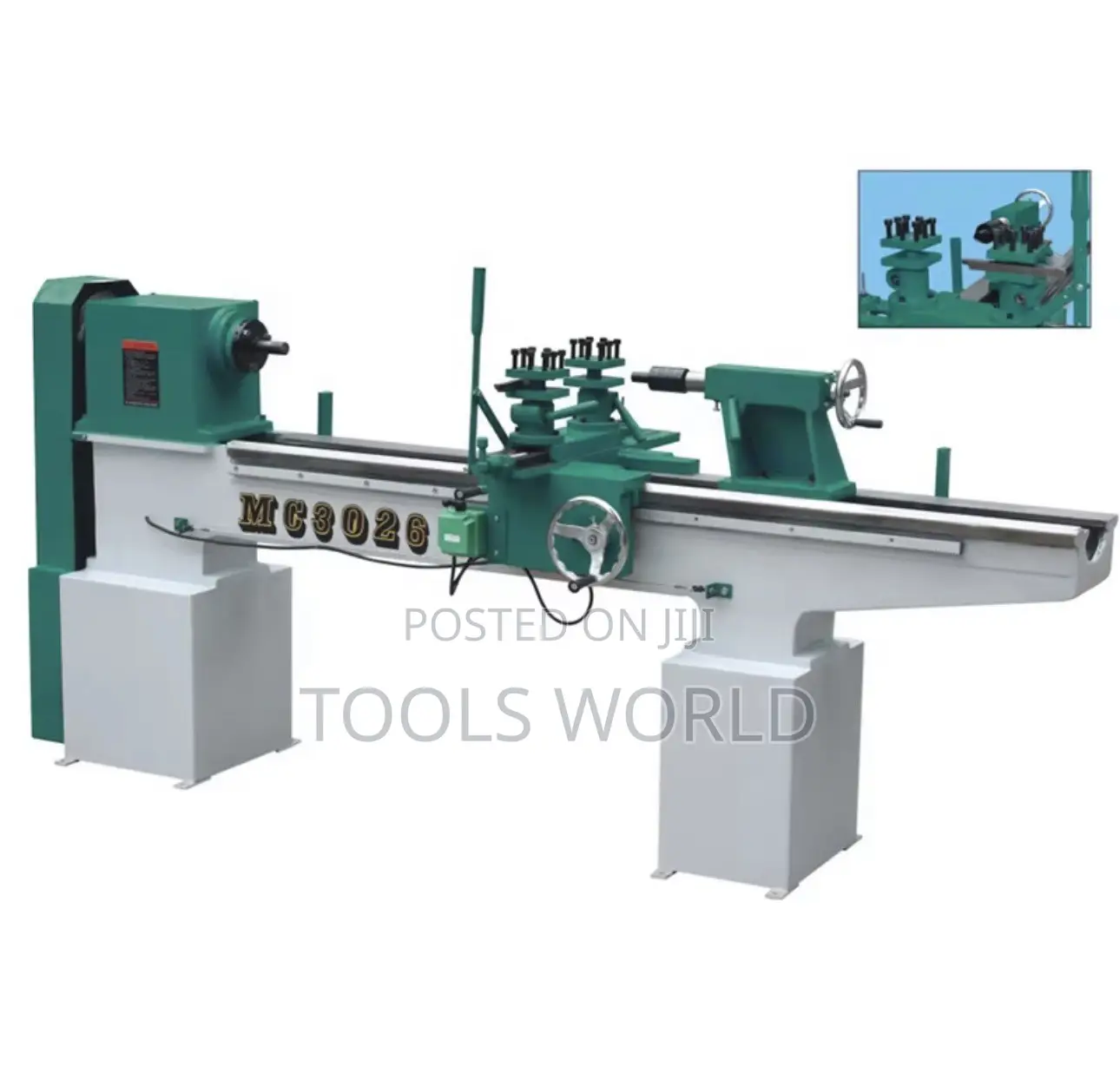 Industrial Wood Lathe Mc3026 | 1500mm | 2.2kW