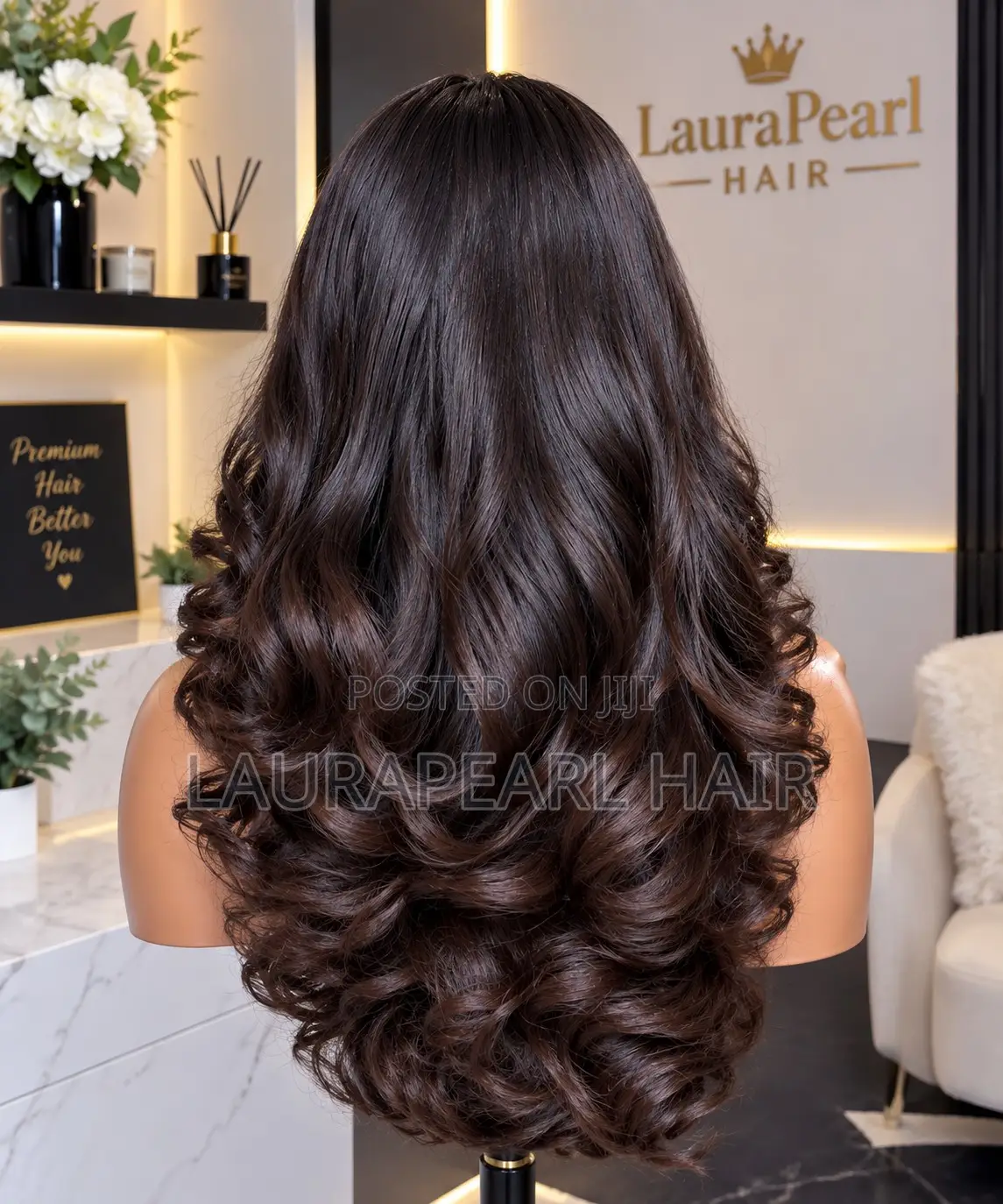 SDD Layered Wavy Brown Tip Unit (Vetinamese Luxury Strands)