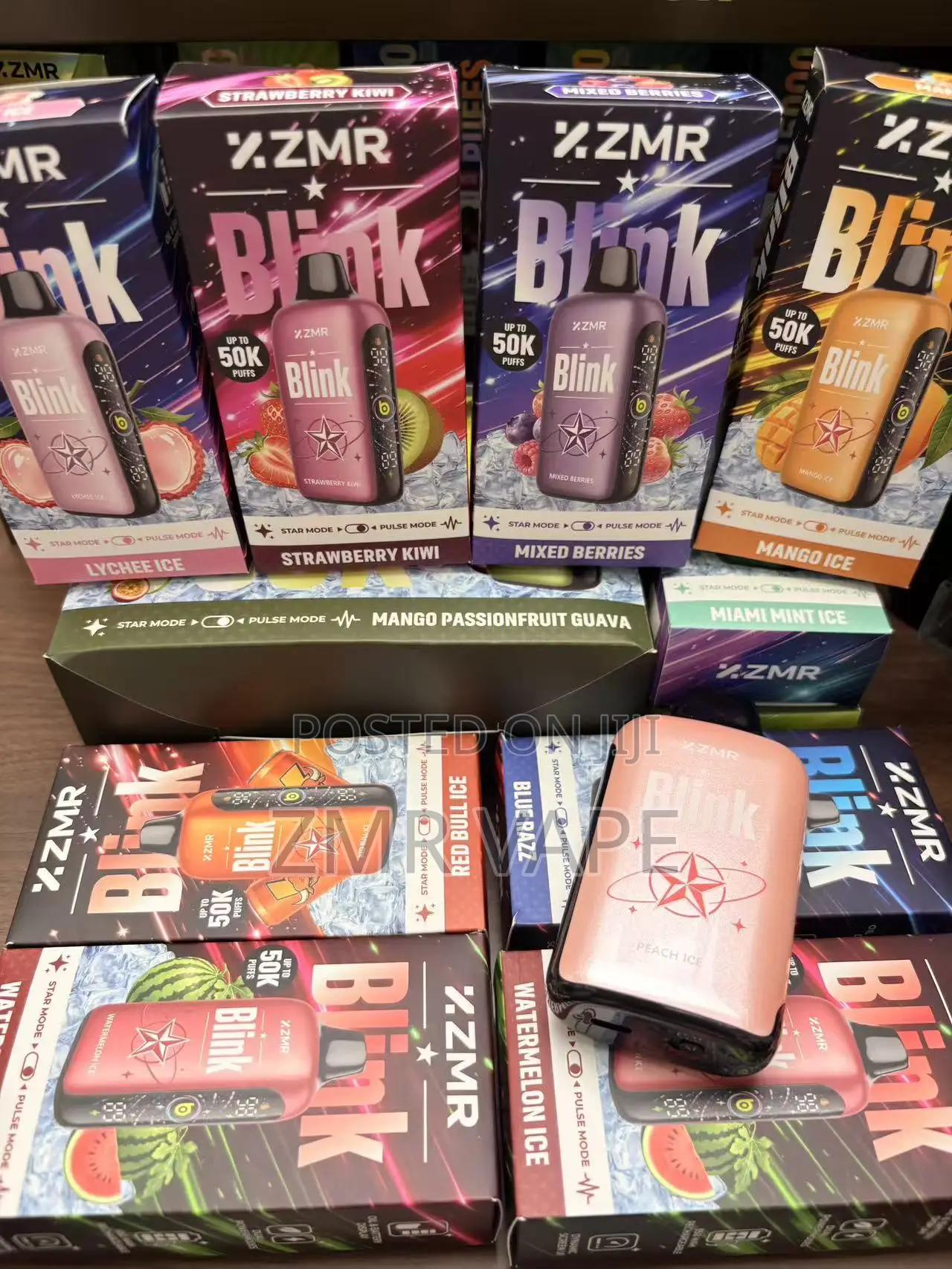 ZMR BLINK Lychee Ice 50K Rechargeable Disposable Vape