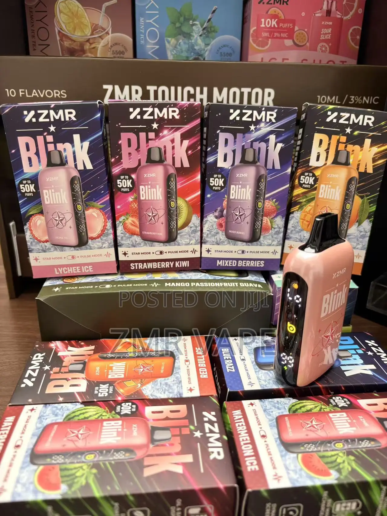 ZMR BLINK Lychee Ice 50K Rechargeable Disposable Vape