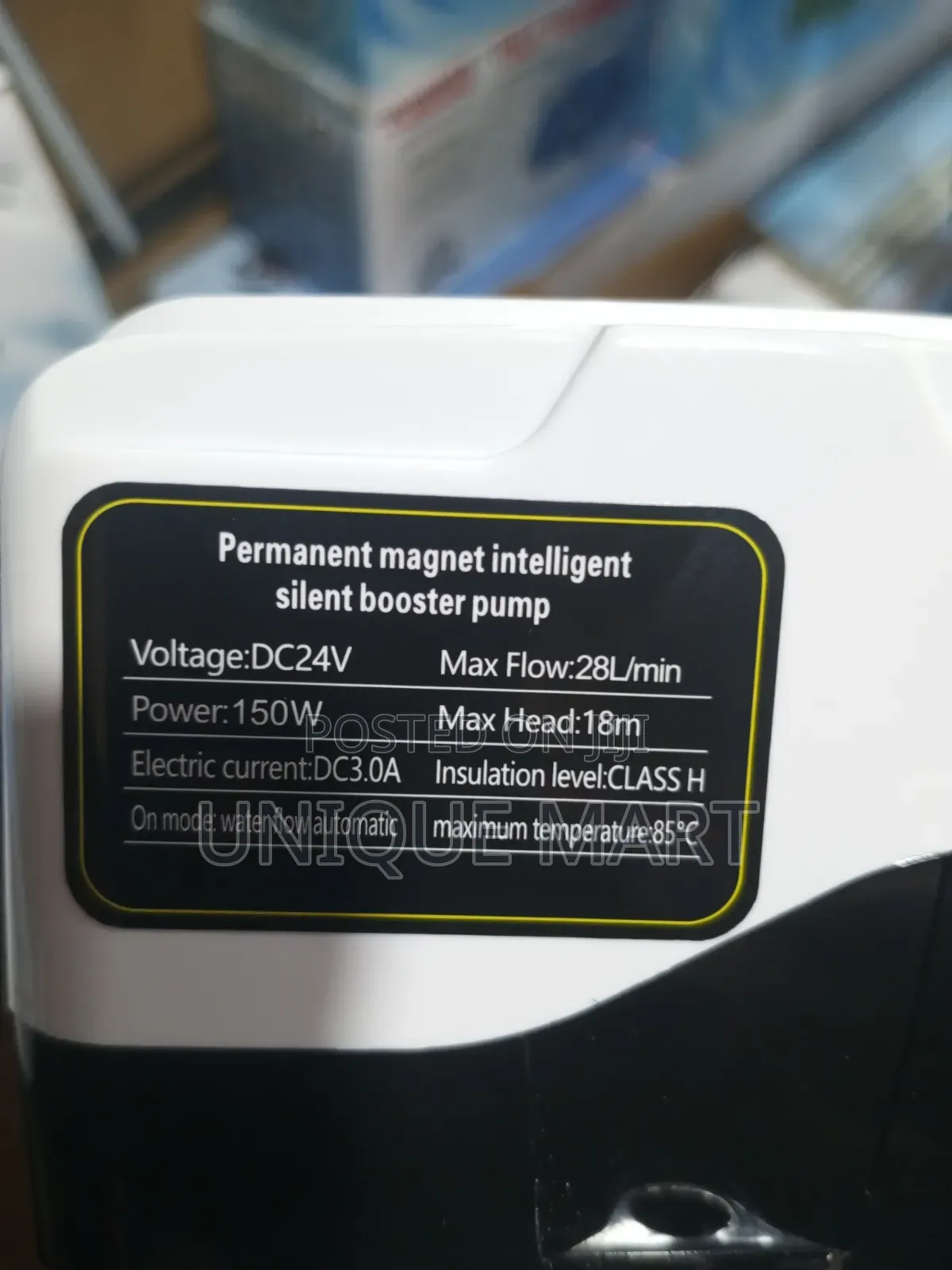 24v AC/Dc Pressure Booster Pump With Adopter. 100% Copper Coil