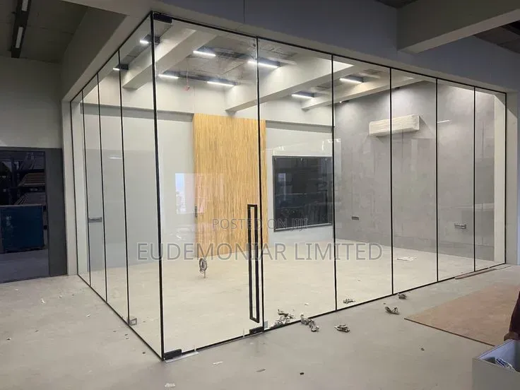 Frameless Glass Room Divider Service