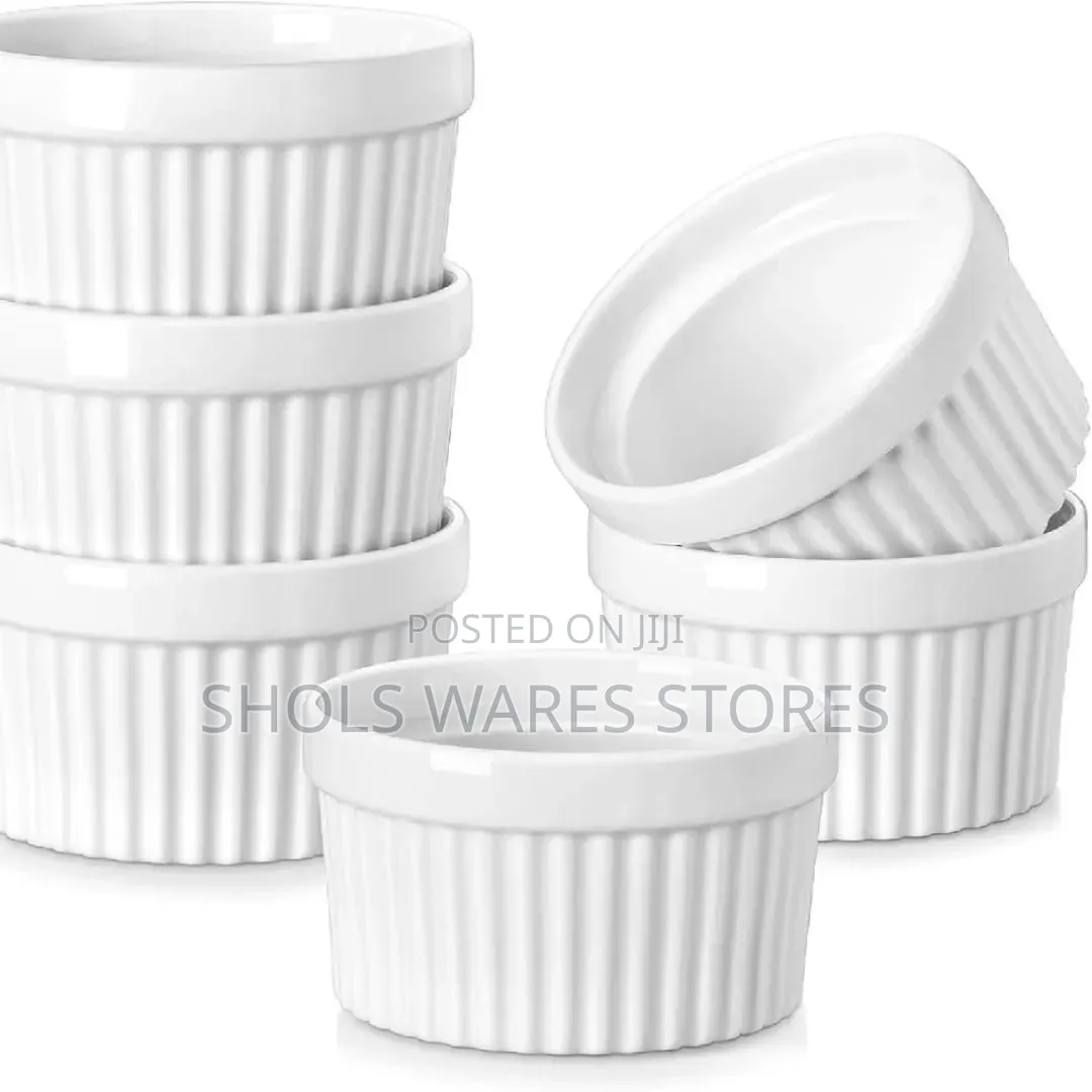12pcs Ceramic Ramekin Bowl Set
