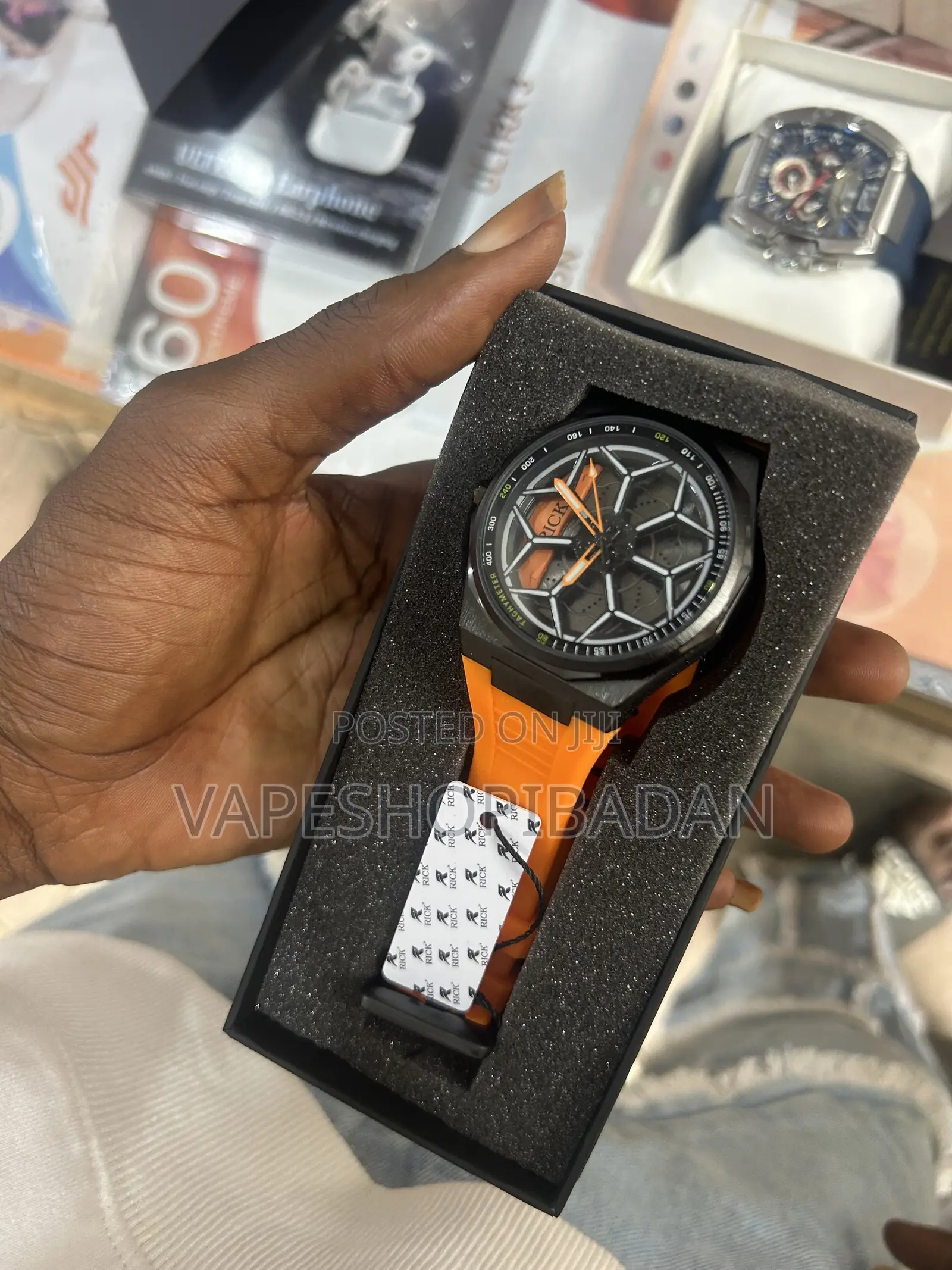 Rick Spinning Rubber Watch Rick