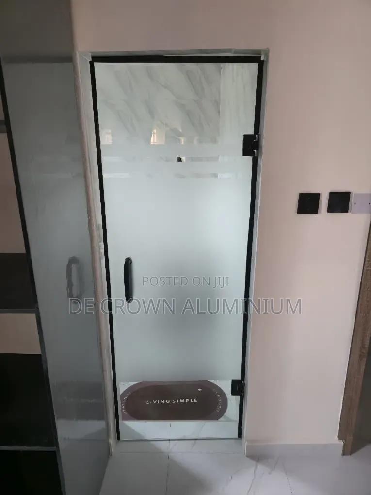Glass Toilet Door
