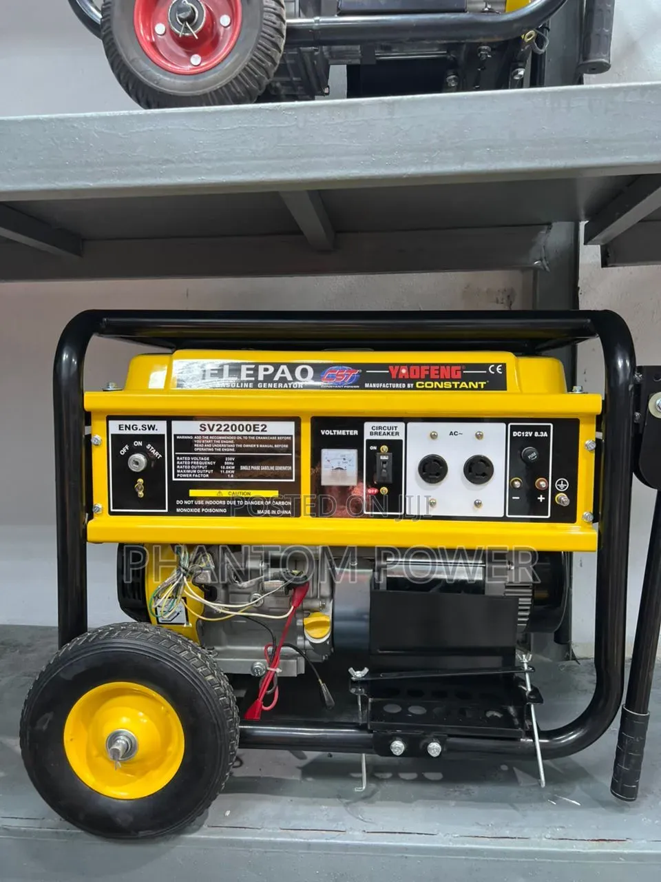 Brand New Elepaq Constant 10kva SV22000E2 100% Copper Petrol Generator