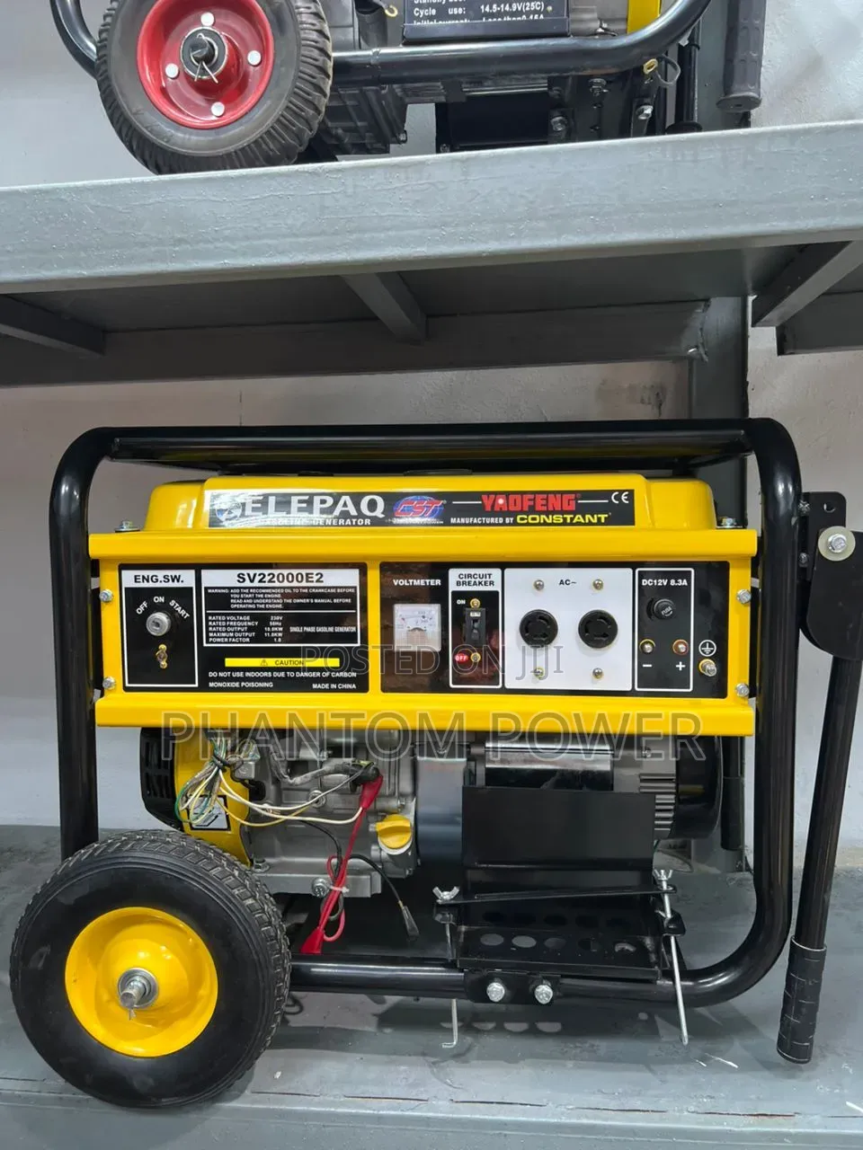 Brand New Elepaq Constant 10kva SV22000E2 100% Copper Petrol Generator