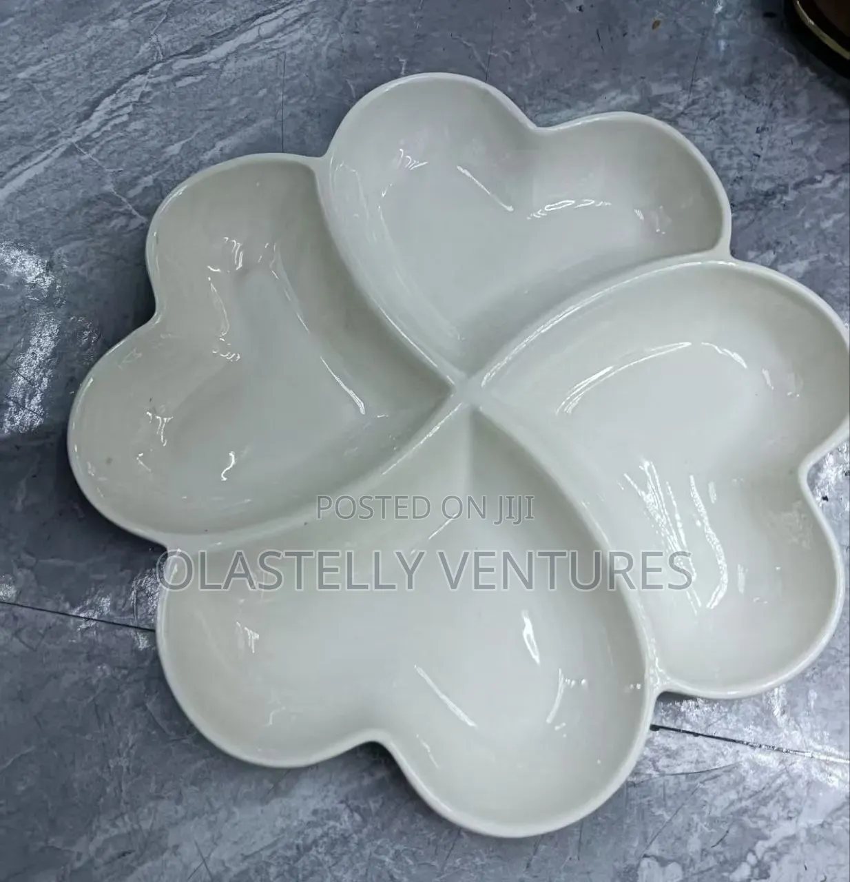 High Quality 10inches 4 Partition Ceramic Plate CTN of 30pcs H.