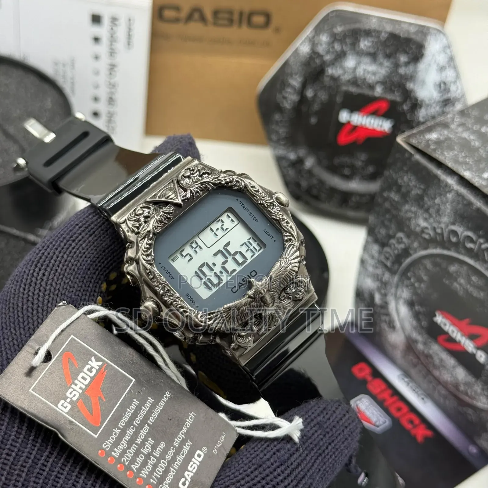 High Quality G-Shock Rubber Strap