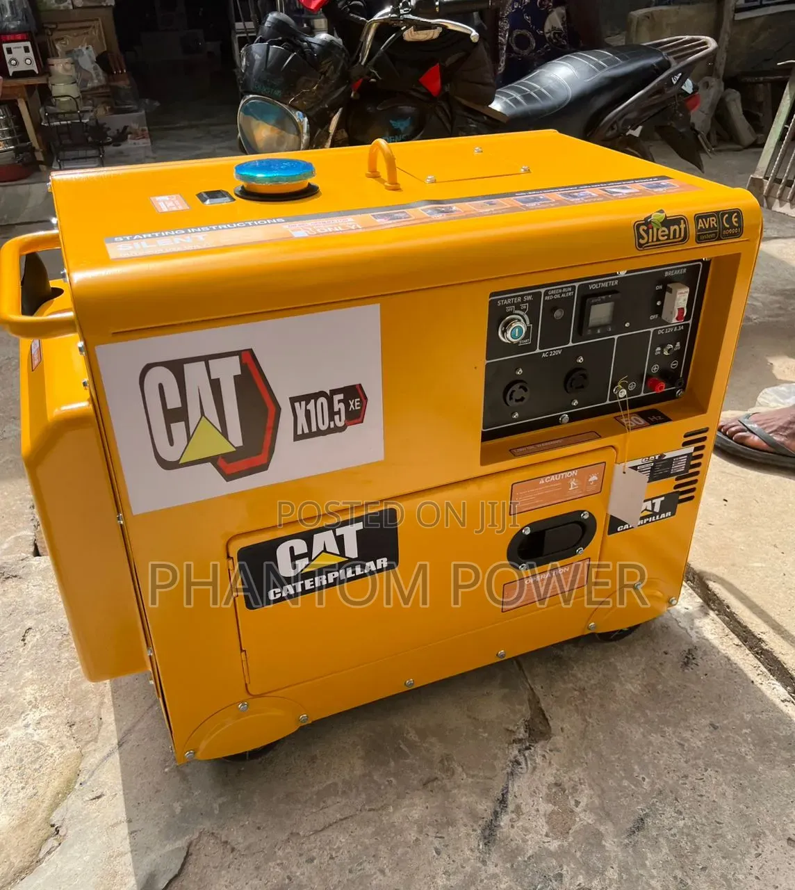 Original CAT 10kva Caterpillar Diesel Soundproof Generator {Copper}