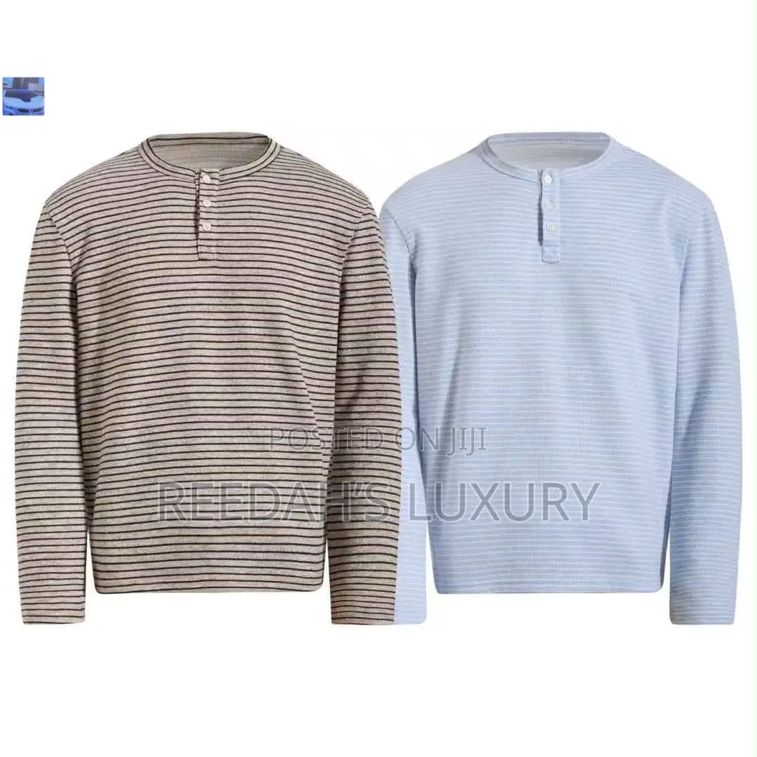 Essential Striped Henley Shirt