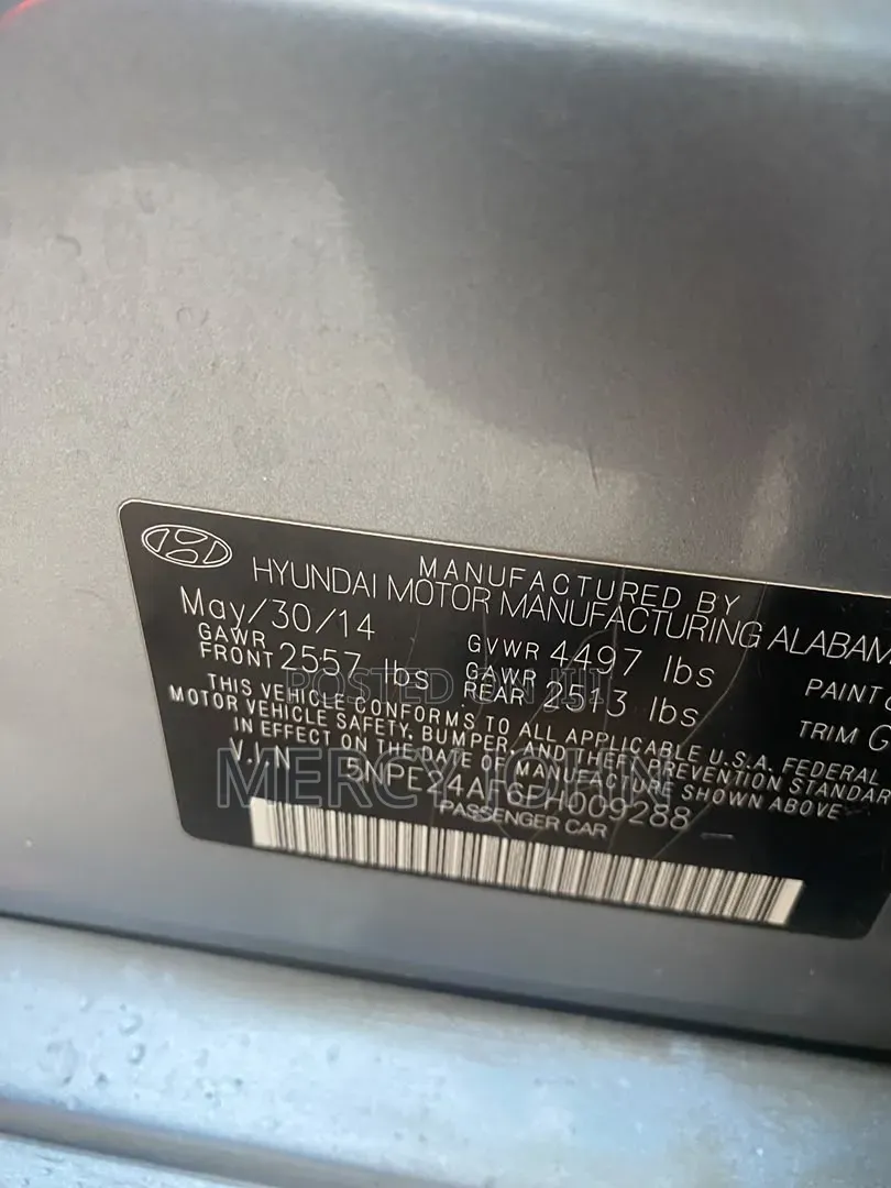 Hyundai Sonata 2014 Silver