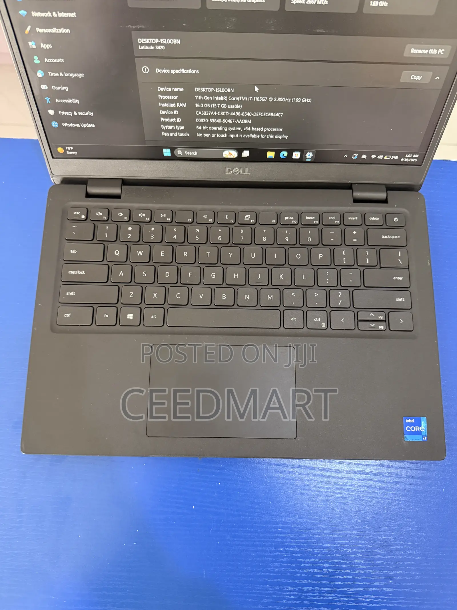 Laptop Dell Inspiron 14 3420 16GB Intel Core i7 SSD 512GB