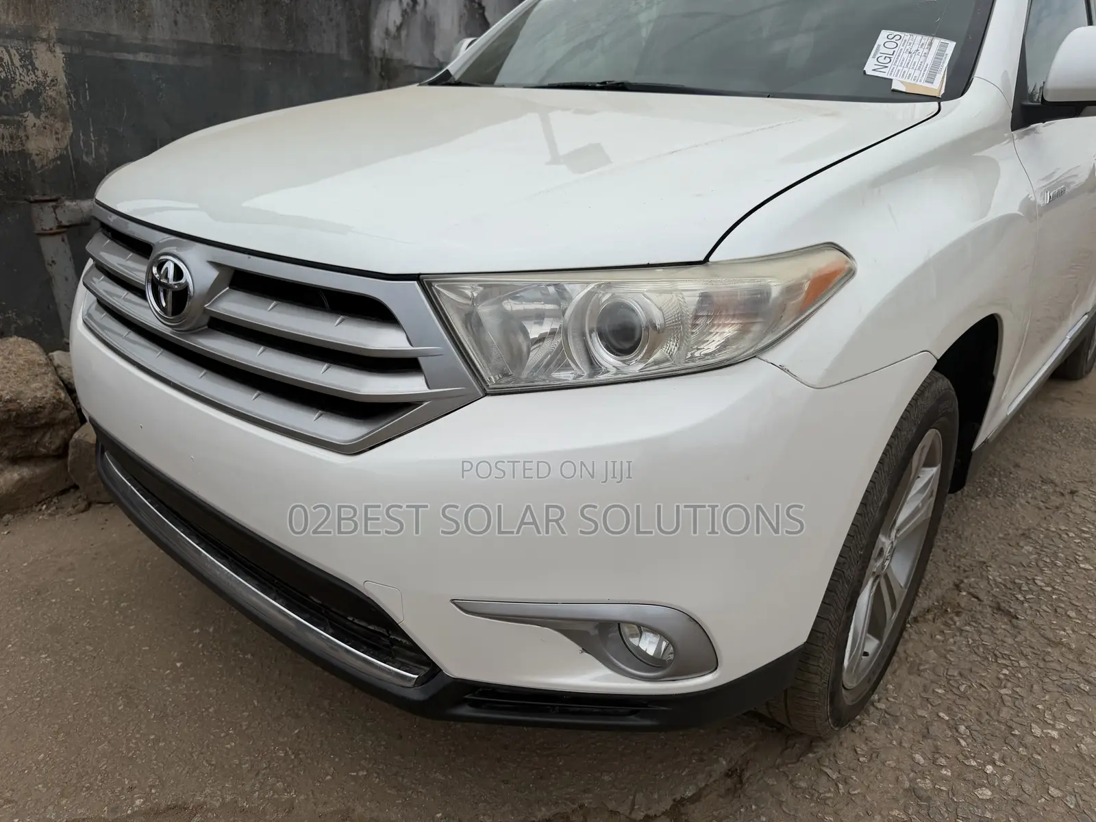 Toyota Highlander Limited 2012 White
